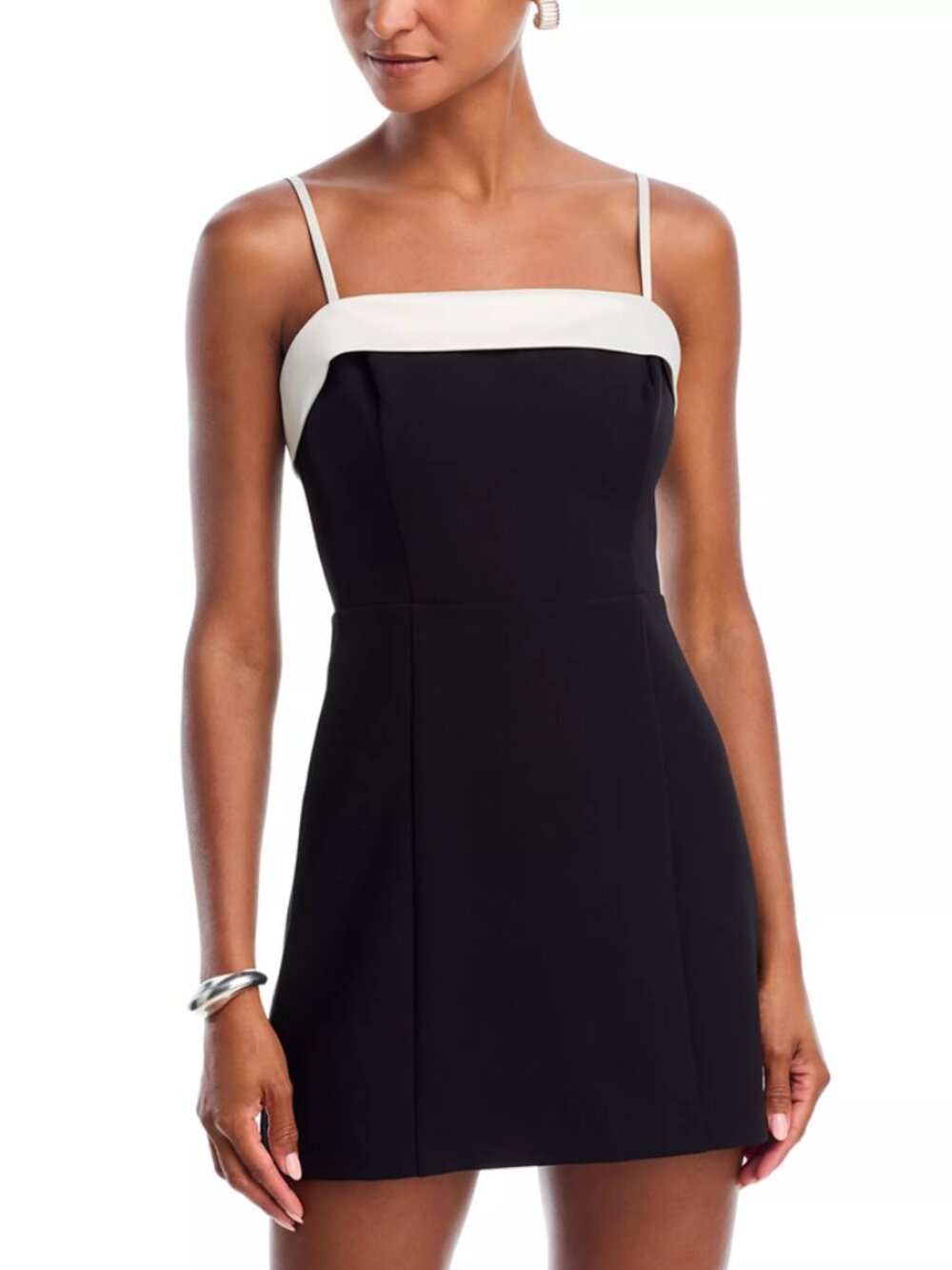 French Connection - Azra Twill Carey Foldover Dress